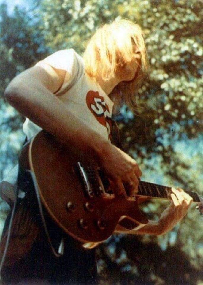 Duane Allman leading the band in Piedmont Park.